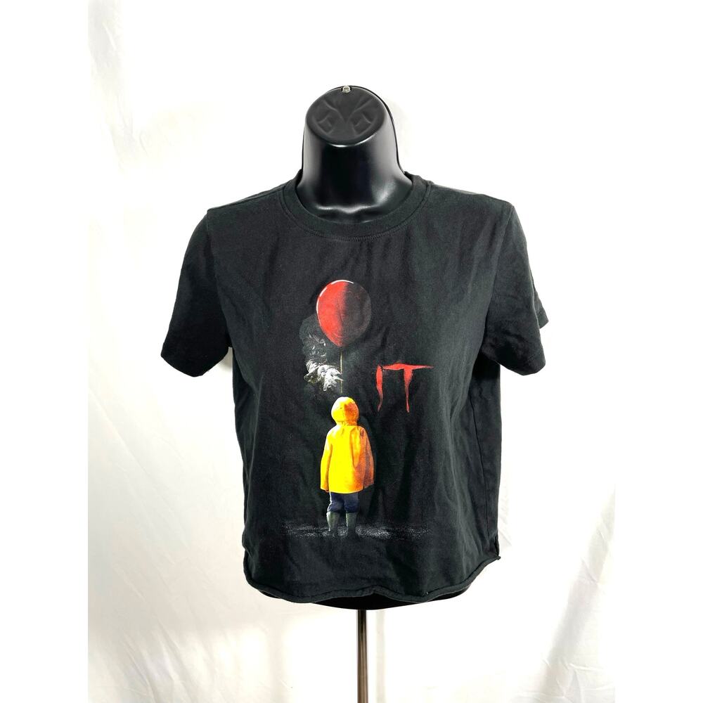 IT Movie Tee You’ll Float Too Black Shirt Size S